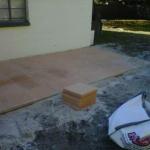 BASIC PAVERS FOR A PATIO TO HELP DRAINAGE AWAY FROM HOUSE FOUNDATION AND SITTING AREA